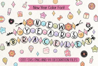 Designing Your New Year’s Bracelet Font Ideas