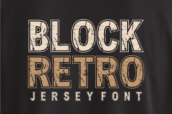Crafting with Classic Block Retro Fonts