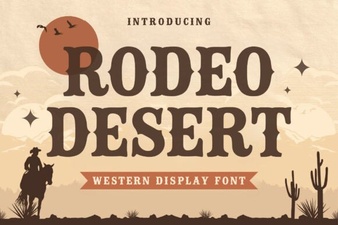 Rodeo Desert Font Design Projects & Inspirations