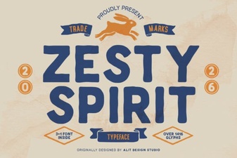 Zesty Spirit Font for Creative Design Projects