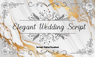 Discovering Beautiful Elegant Wedding Fonts