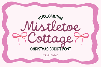 Mistletoe Cottage: a Creative Font for Holiday Projects