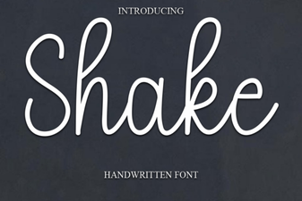 Shake Font: Creative Typography for Your Designs